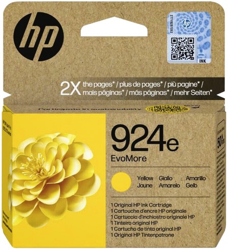 Inktcartridge HP 4K0U9NE 924E Evomore geel 1 Stuk