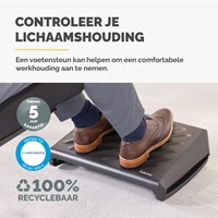 Voetensteun Fellowes Breyta zwart 1 Stuk-3
