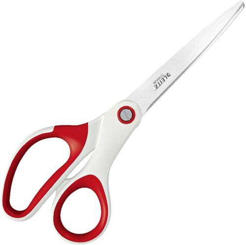 Schaar Leitz WOW 205mm titanium rood 1 Blister