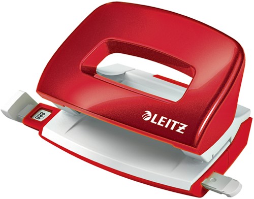 Perforator Leitz NeXXt WOW mini 10 vel rood 1 Stuk