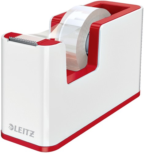 Plakbandhouder Leitz WOW wit/rood 1 Stuk
