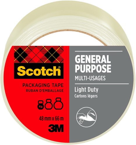 Verpakkingstape Scotch 4501T66 48mmx66m helder 1 Rol