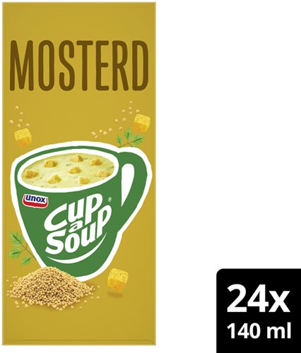 Cup-a-Soup Unox mosterd 24x140ml 24 Zak