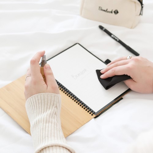 Notitieboek Bambook hardcov A5 lijn 40pag uitwisb 1 Stuk-3