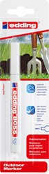 Viltstift edding 8055 outdoor 1-2mm blist1 wit 1 Stuk