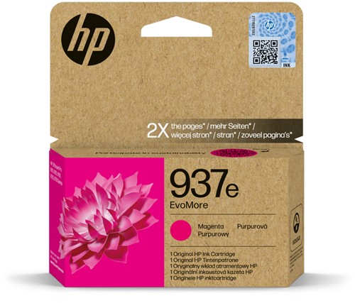 Inktcartridge HP 4S6W7NE 937E Evomore rood 1 Stuk