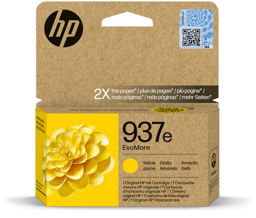 Inktcartridge HP 4S6W8NE 937E Evomore geel 1 Stuk