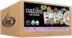 Haverkoek Hoppe Oaties fairtrade koekjesmix 120 Stuk