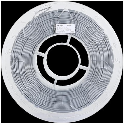 3D Filament Creality PLA 1.75mm Zilver 1kg 1 Stuk