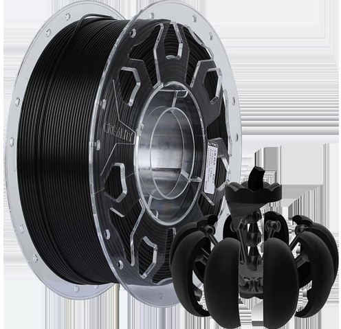 3D Filament Creality PLA 1.75mm Zwart 1kg 1 Stuk