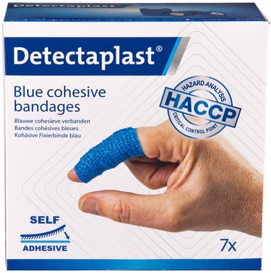 Kohesief verband blauw Detectaplast assorti 7stuks 7 Stuk