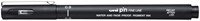 Fineliner Uni-ball Pin 0.9mm zwart 1 Stuk-2