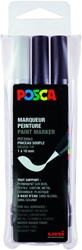 Paintmarker Uni POSCA PCF350 Brush 1-10mm 3st ass 3 Stuk