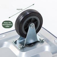 Transportkar BRASQ zonder duwbeugel 300kg 1 Stuk-1