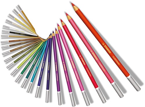 Kleurpotlood STABILO CarbOthello kalkpastel 24st 24 Stuk-2