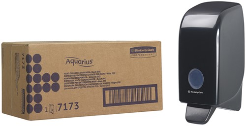 Zeepdispenser Aquarius 1 liter zwart 7173 1 Stuk