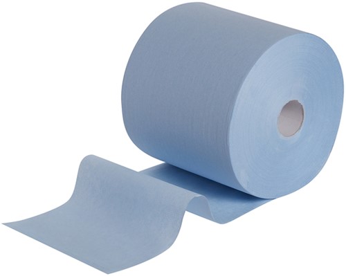 Poetsrol WypAll L10 1-laags 235mmx380m blauw 1000 Vel-3