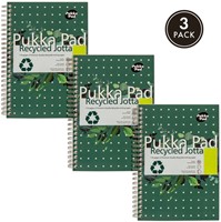 Notitieboek Pukka Jotta A5 lijn 110pag 80gr gn 1 Stuk-3
