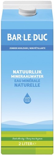 Water Bar le Duc koolzuurvrij 2 liter 2 Liter
