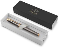 Vulpen Parker IM Grey Collection GT F grijs 1 Stuk-2