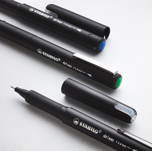 Fineliner STABILO dr!ver fijn groen 1 Stuk-3