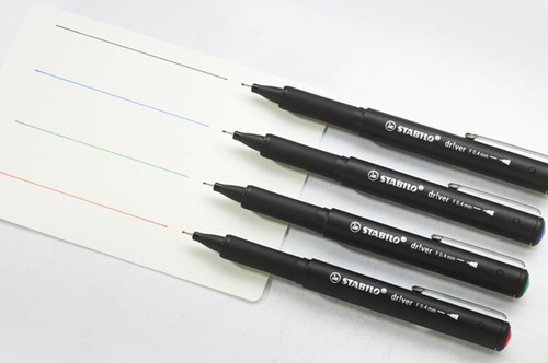 Fineliner STABILO dr!ver fijn groen 1 Stuk-1