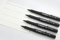 Fineliner STABILO dr!ver fijn rood 1 Stuk-1