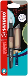 Vulpen STABILO Flow blister M lichtbruin 1 Stuk