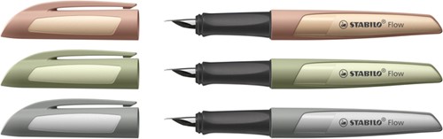Vulpen STABILO Flow M khaki 1 Stuk-1