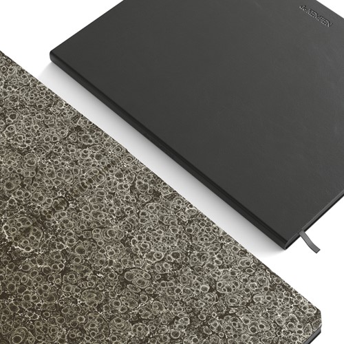 Notbk de KEMPEN Ashblack 110x160 lijn 160pag zwart 1 Stuk-2