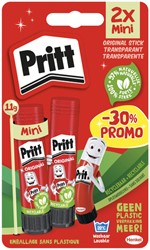 Lijmstift Pritt Stick Original 2x 11gr Promo 2 Stuk