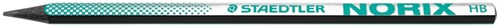 Grafietpotlood Norix blister 2 st HB zwart groen 2 Stuk-2