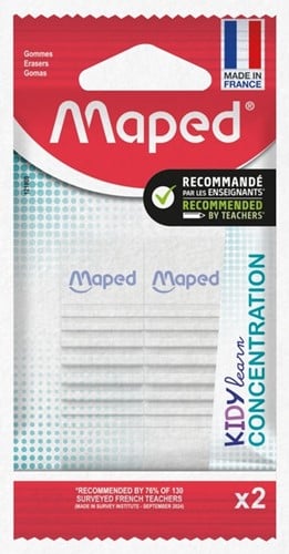 Gum Maped Kidy Learn Concentration set 2 stuks wit 2 Stuk