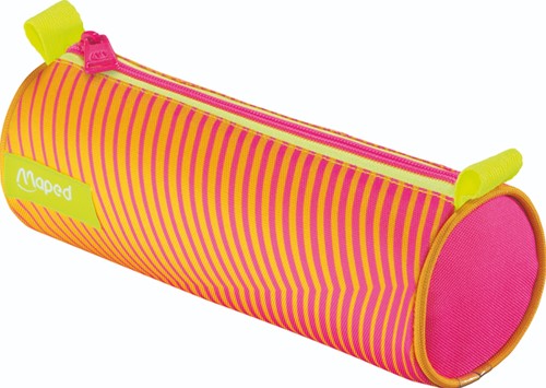 Etui Maped Neon rond oranje roze 1 Stuk