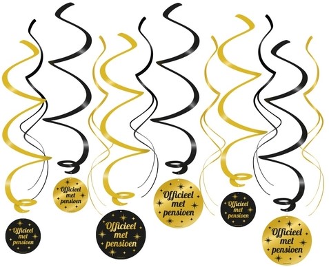 Classy party swirls Pensioen 1 Stuk