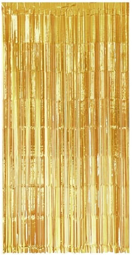 Party Curtain Gold 1 Stuk
