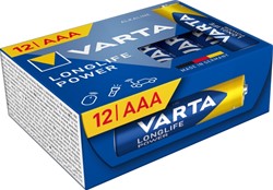 Batterij VARTA Longlife Power 12x AAA 12 Stuk