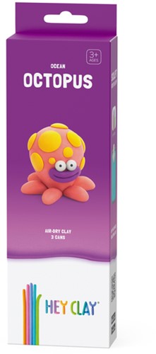 Klei Hey Clay Octopus 3 potjes 1 Doos