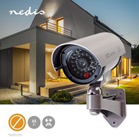 Dummy beveiligingscamera Nedis buiten grijs 1 Stuk-3