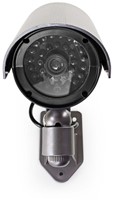 Dummy beveiligingscamera Nedis buiten grijs 1 Stuk-3