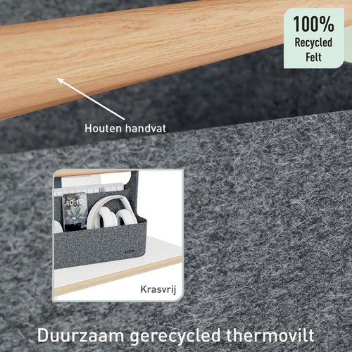 Bureau organizer Leitz draagbaar donkergrijs 1 Stuk-2