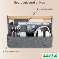 Bureau organizer Leitz draagbaar donkergrijs 1 Stuk-1