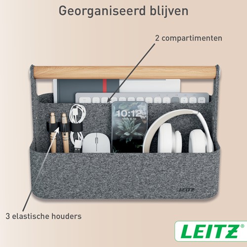 Bureau organizer Leitz draagbaar donkergrijs 1 Stuk-1
