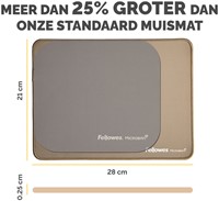 Muismat Fellowes Breyta XL zand 1 Stuk-3