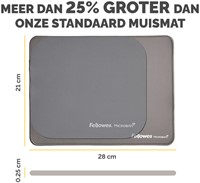 Muismat Fellowes Breyta XL grijs 1 Stuk-3
