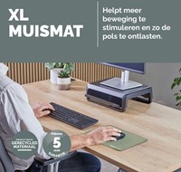 Muismat Fellowes Breyta XL saliegroen 1 Stuk-2