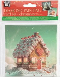 Diamondpainting Craft ID kaart Kerst 13x13cm 2 st 1 Kaart