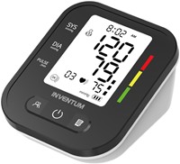 Bloeddrukmeter Inventum bovenarm 22-42cm zwart wit 1 Stuk