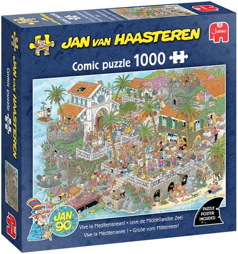 Jan van Haasteren Leve de Middellandse Zee 1000st 1 Stuk