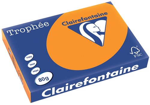 CLAIREFONTAINE TROPHEE A3 80 GRAMS FELORANJE 500 Vel